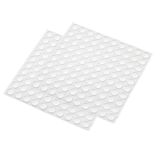 【iRoom 優倍適】多用途矽膠防撞緩衝顆粒200粒(防撞粒 防撞貼 防撞墊 防滑粒 緩衝粒 消音墊)