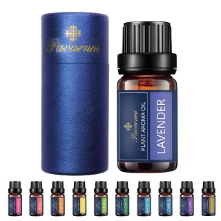 【Pavaruni】美國天然植物精油40香味10ml(香薰 擴香 萃取 薰香機 水氧機 薰衣草 檀香 玫瑰 雪松 白茶 茉莉)
