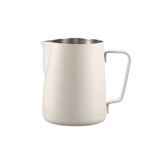 【渥思】304不鏽鋼拉花杯-350ml(奶泡杯.量杯.鷹嘴)