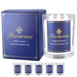 【Pavaruni】美國香氛蠟燭20種香味450g(大豆蠟燭禮盒/天然植物精油/花香/木質香/果香)