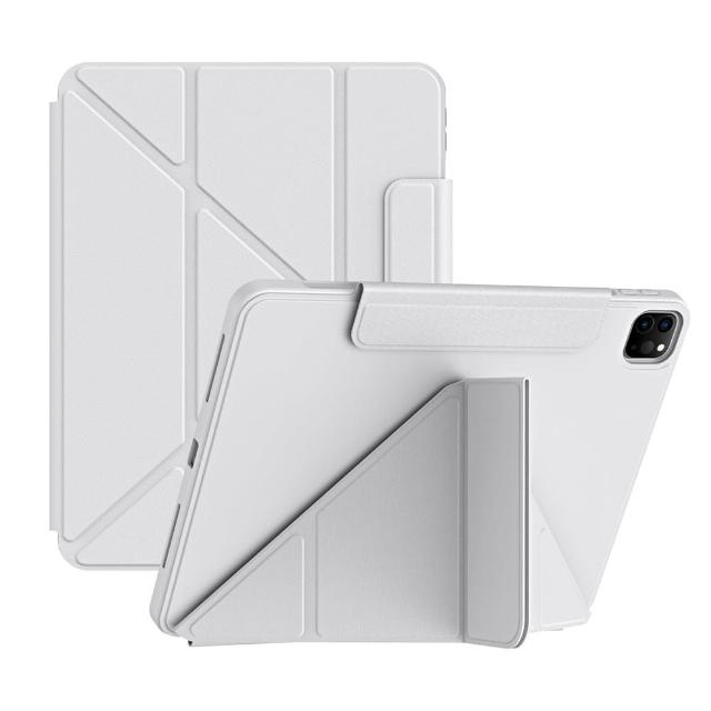【YUNMI】iPad Air7/Air6/Air5/Air4 11吋 通用款 搭扣系列磁吸感應保護殼 保護套 帶筆槽 Y折支架平板皮套