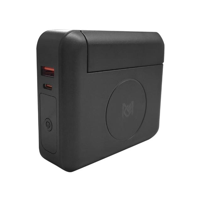 【MCK科技】10000mAh 22.5W快充三合一行動電源(自帶線行動電源 無線充電)