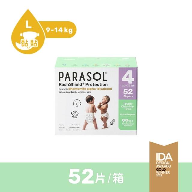 【PARASOL】總代理｜進化版_Clear+Dry 新科技水凝尿布 禮盒5箱組 黏貼型NB-L(2包/箱)