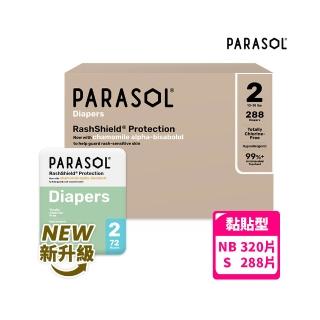 【PARASOL】總代理｜Clear+Dry® 新科技水凝尿布/黏貼型 NB-S(4包/箱)