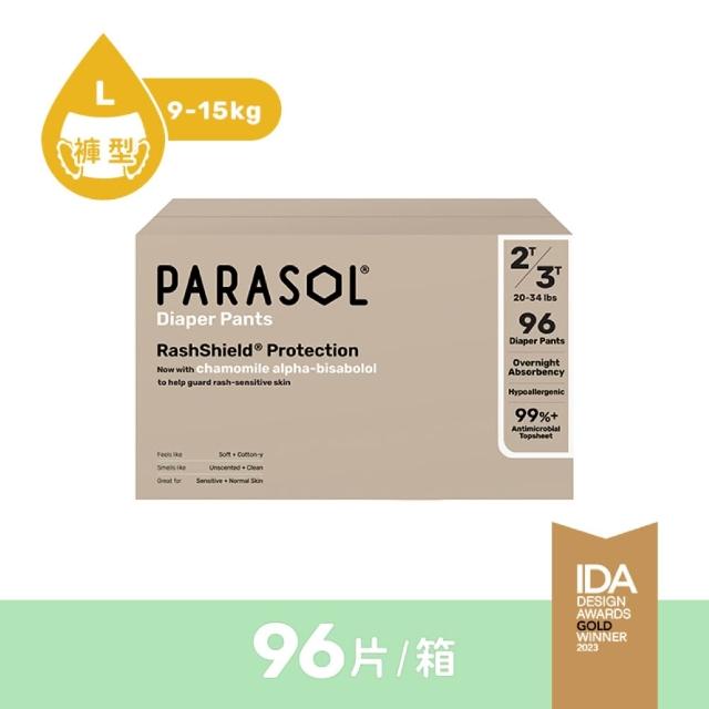 【PARASOL】總代理｜進化版_Clear+Dry 新科技水凝果凍褲 囤貨箱購2箱組 褲型尿布L-XXL(2包/箱)
