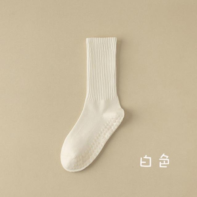 專業防滑運動透氣瑜伽襪(防臭 防脫襪口 止滑 皮拉提斯 瑜珈 莫蘭迪色 女生)