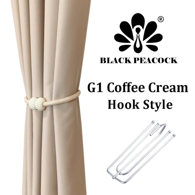 【BLACK PEACOCK 黑孔雀】純色遮光窗簾單片寬150*高130CM-1片入(遮光窗簾 半腰窗簾 門簾 風水簾 多色可選)