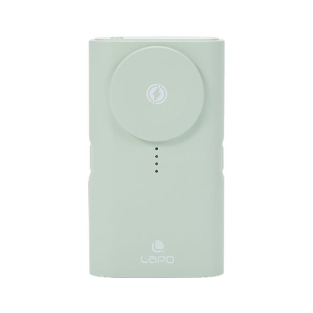 【LaPO】全功能 WT-12CL 5000mAh 快充版口袋行動電源_18Wh_具Wh標示(折收充電頭/磁吸Apple Watch)