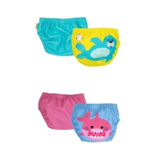 【Zoocchini】夏日玩水 兒童游泳尿布褲 親子良品(海豹/鯊魚蘇菲/2件組)