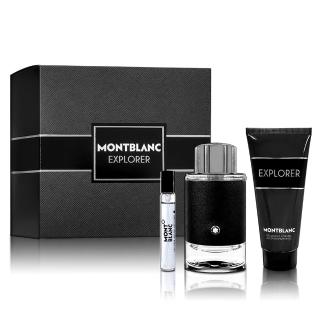 【MONTBLANC 萬寶龍】探尋旅者淡香精 100ML禮盒(淡香精100ML+隨身瓶7.5ML+沐浴膠100ML 專櫃公司貨)