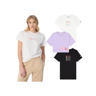 【Champion】官方直營-LOGO款夏日純棉上衣-女(多款多色)