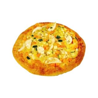 【i3微澱粉】鈣好菌低糖披薩-蔬食香蒜106gx3入(益生菌 營養師 輕食 微米鈣)