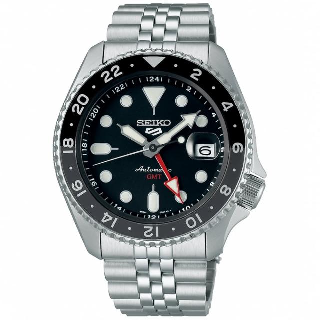 【SEIKO 精工】5 Sports 水鬼GMT運動機械錶/42.5mm 送禮  禮物(4款可選)