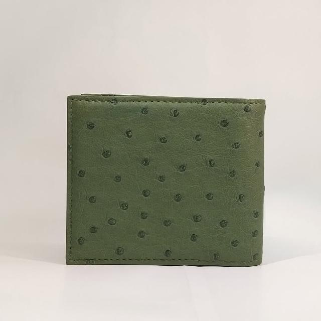 【M2ND】普爾琿鴕鳥皮雙折短夾/男皮夾(T48A)