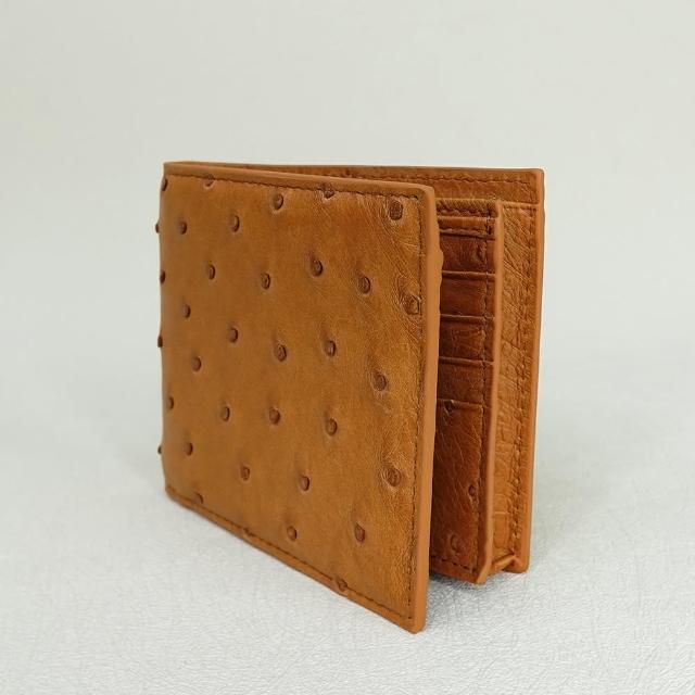 【M2ND】普爾琿鴕鳥皮雙折短夾/男皮夾(T48A)