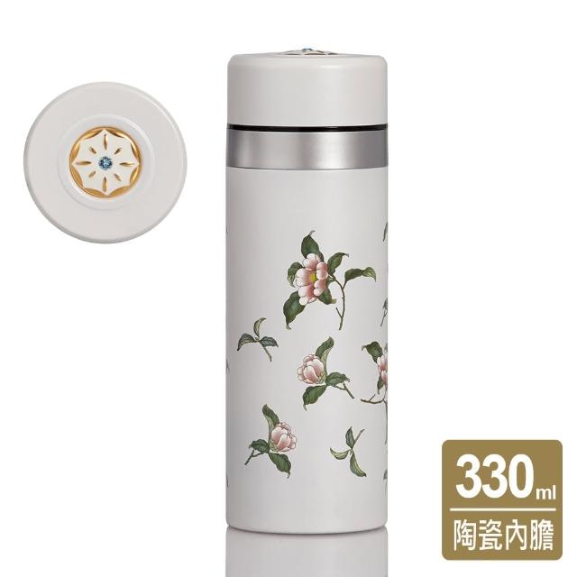 【乾唐軒】吉星花神保溫杯  330ml(鎏金/ 2色)