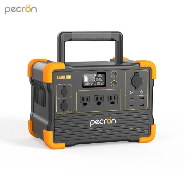 【Pecron】E600LFP輕巧大功率1200W/614Wh便攜式戶外行動電源(儲能小鋼炮 磷酸鐵鋰電源)