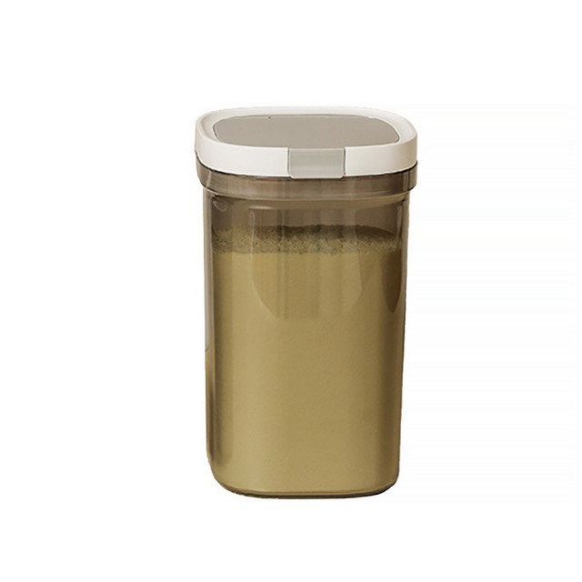 【homer生活家】磁吸勺密封奶粉罐1800ml(密封罐 附磁吸湯匙 防潮盒 零食罐 奶粉罐)