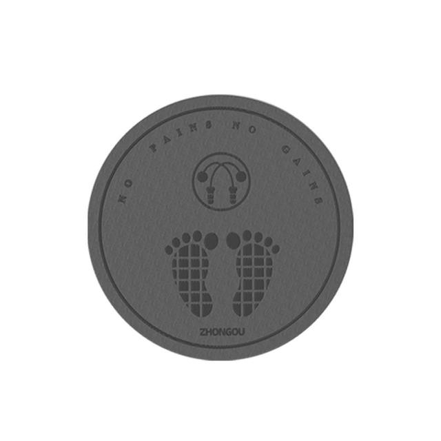 【Cube】20mm TPE加厚靜音跳繩墊 減震隔音圓形地墊 家用跳操瑜伽墊 室內健身墊  禮物 618