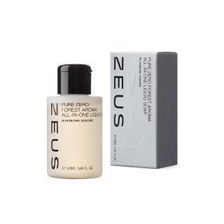 13105927 OL 【Zeus】男性零淨森潮洗髮沐浴液態皂 50ML(液態皂/沐浴/洗髮/清爽不滑膩/純植物精油/旅行瓶)