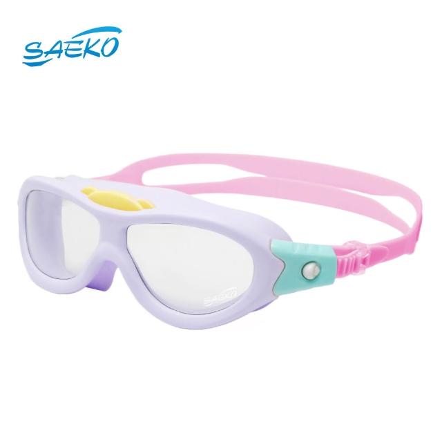 【SAEKO】超大鏡面糖果熊兒童泳鏡 K10