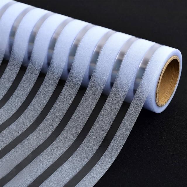 【KOTI 日安生活】加厚無膠靜電貼玻璃貼遮光防窺磨砂立體膜-60X400cm(辦公室廚房浴室窗花貼窗戶貼)