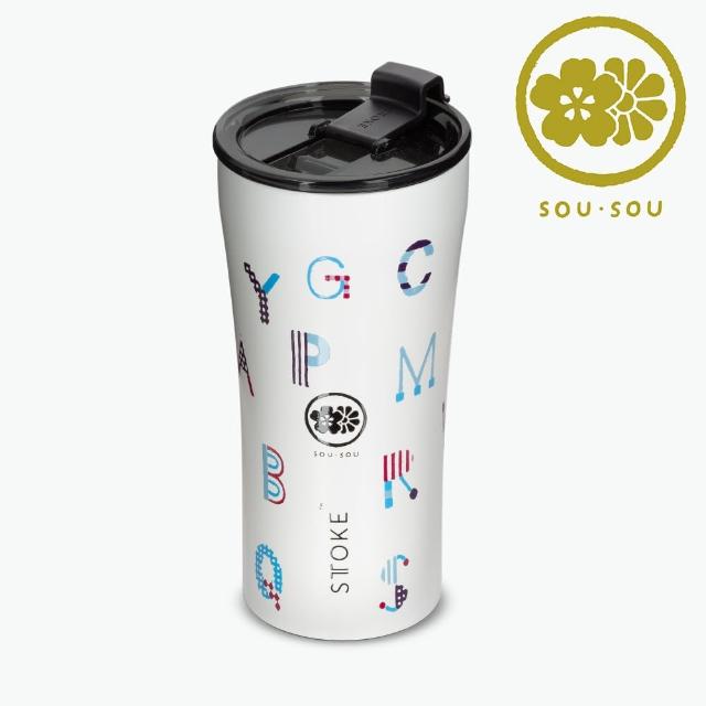 【STTOKE】精品陶瓷保溫杯 16oz/460ml SOU.SOU 聯名款(陶瓷塗層/防漏隨行/多色可選)