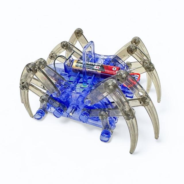 塔克百貨】3入組蜘蛛機器人電動蜘蛛機械獸爬行物理科學教學玩具科學