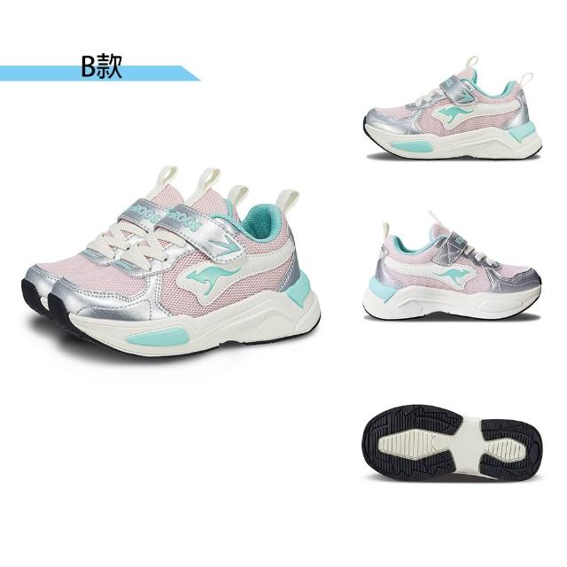 【KangaROOS】運動鞋 童鞋 中大童 老爹鞋 魔鬼氈 NEON/WAVY多款任選
