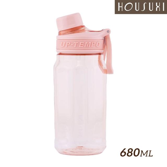 【HOUSUXI 舒希】TRITAN 運動直飲水瓶 680ml(6色任選)