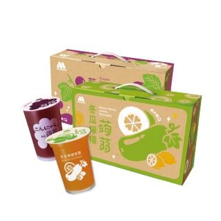 【MOS 摩斯漢堡】雙11推薦 經典超人氣 蒟蒻禮盒2箱(15杯/箱 水蜜桃/葡萄/檸檬/冬瓜檸檬)