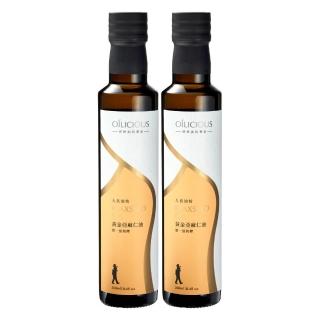 【人良油坊 Oilicious】第一道冷壓初榨黃金亞麻仁油250mlx2入(素食界魚油 補充Omega3 可生飲涼拌)
