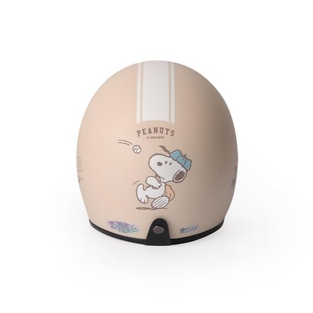 【Norns】Peanuts史努比安全帽(Snoopy 3/4半罩安全帽 機車造型騎士帽 睡衣 卡通安全帽 台灣製造)