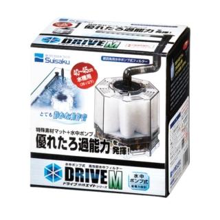 【Suisaku 水作】內置過濾器 沉水過濾器 DRIVE M 水妖精 含雨淋管(電動沉水馬達水妖精 F1209)