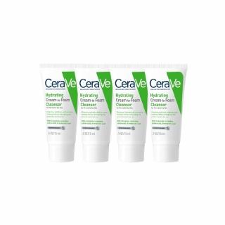 【CeraVe 適樂膚】BOM_溫和洗卸泡沫潔膚乳15ml*4