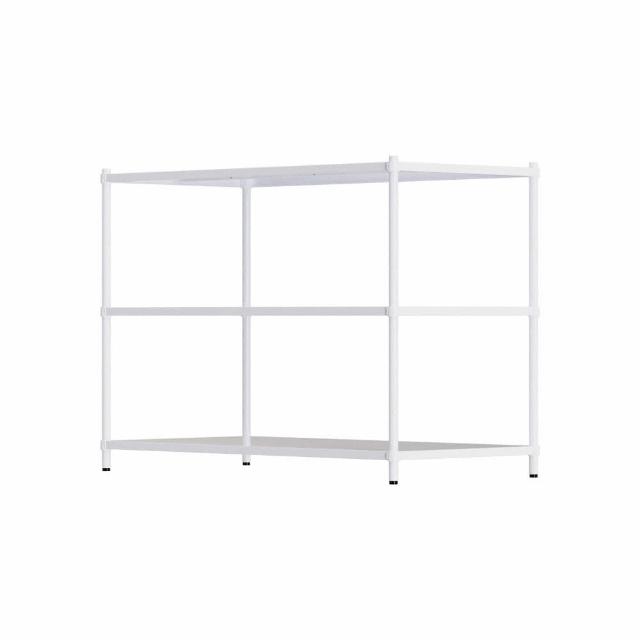 【dayneeds 日需百備】極致工藝 120x60x75cm 烤漆三層架 兩色可選(展示架/儲藏架/收納層架/層架/鐵架)