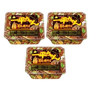 【NISSIN 日清】明星一平夜店炒麵-日式醬汁味速食麵(三入組134gx3)