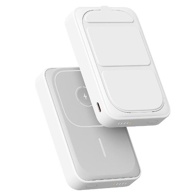 【Timo】P-153 13000mAh 三合一 磁吸無線充電行動電源(MagSafe/Apple Watch/手機支架)