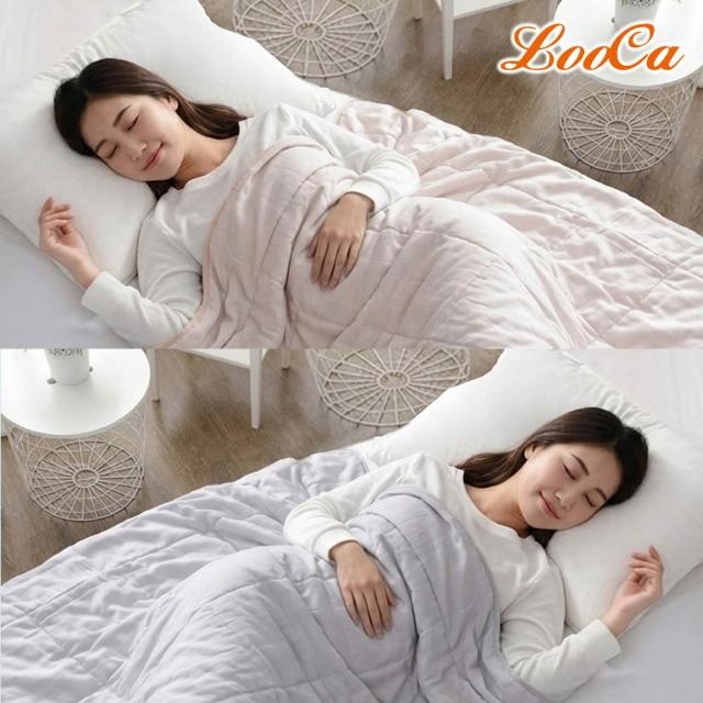 【LooCa】買1送1 石墨烯親膚抗菌60支紗四季素色涼被150x190cm雙人(多色任選/水洗被★限量出清)
