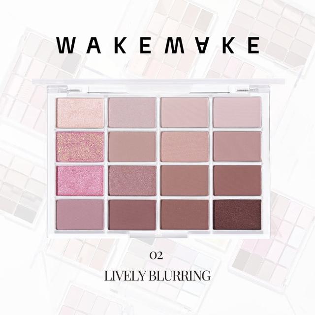 【WAKEMAKE】16色眼影盤 14g(韓國彩妝師眼影盤)