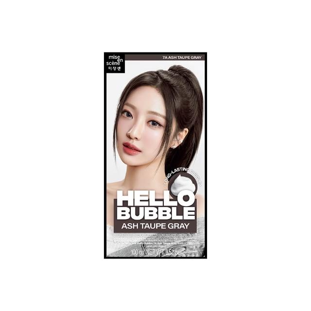 【miseenscene 魅尚萱】官方直營 HELLO BUBBLE泡沫染髮劑100g(全系列)