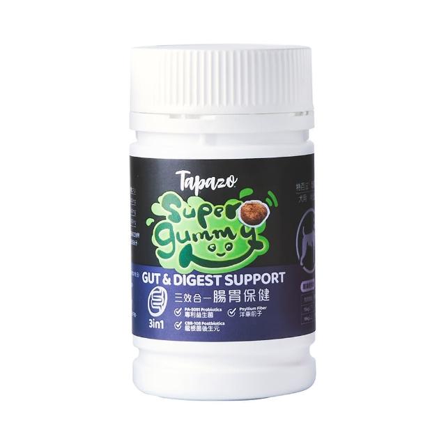 【TAPAZO 特百滋】犬用超級軟糖80g(益生菌/亮毛/關節/狗狗保健/寵物保健食品)
