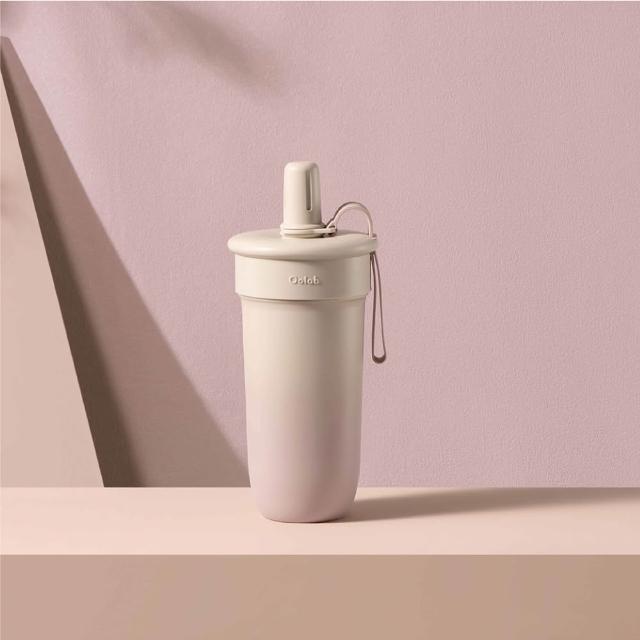 【Oolab 良杯製所】奶蓋師系列 豆沙吸管杯800ml(多色任選/豆沙杯/輕巧杯/隨行杯)
