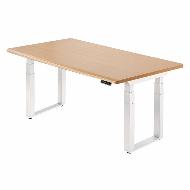 【FUNTE】Force 大型電動升降桌/纖維板 150x80cm 八色可選(辦公桌 電腦桌 工作桌 主管桌 餐桌)
