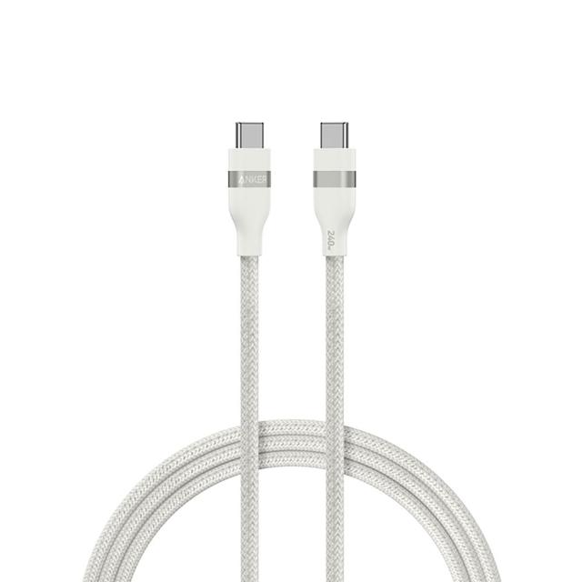 【ANKER】二入組 官方授權直營 A82E2超軟充電線Type-C 240W1.8m(黑白綠/Type-C/安卓/iPhone16/筆電/Switch)