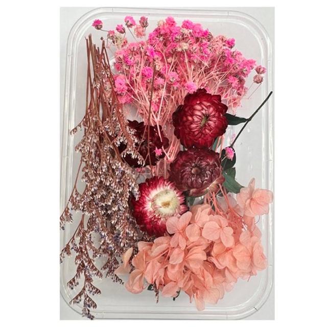 【A-ONE 匯旺】乾燥花材料包 永生花 浮油花 乾燥花DIY 乾燥花藝教學 自然乾燥花材料包 乾燥花材料禮盒(A03)