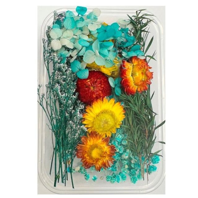 【A-ONE 匯旺】裝飾 乾燥花材料包 永生花材料包 花材包 DIY 手作 桌花 永生玫瑰 花籃 花盅(A12)