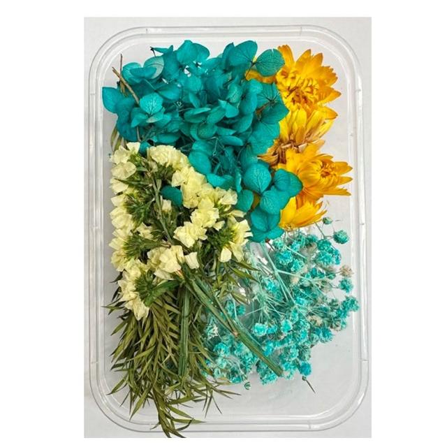 【A-ONE 匯旺】裝飾 乾燥花材料包 永生花材料包 花材包 DIY 手作 桌花 永生玫瑰 花籃 花盅(A12)