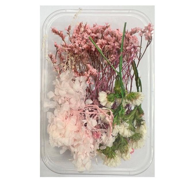 【A-ONE 匯旺】裝飾 乾燥花材料包 永生花材料包 花材包 DIY 手作 桌花 永生玫瑰 花籃 花盅(A12)