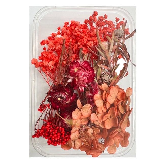 【A-ONE 匯旺】裝飾 乾燥花材料包 永生花材料包 花材包 DIY 手作 桌花 永生玫瑰 花籃 花盅(A12)